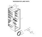 Whirlpool WRS315SDHZ02 refrigerator liner parts diagram