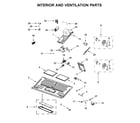 Whirlpool WMHA9019HZ2 interior and ventilation parts diagram