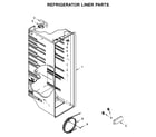 Whirlpool WRS315SDHM04 refrigerator liner parts diagram