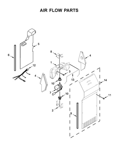 Air flow parts