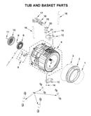 Tub and basket parts