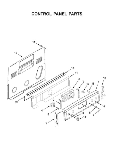 Control panel parts