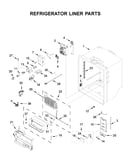 Refrigerator liner parts