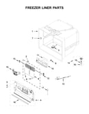 Freezer liner parts