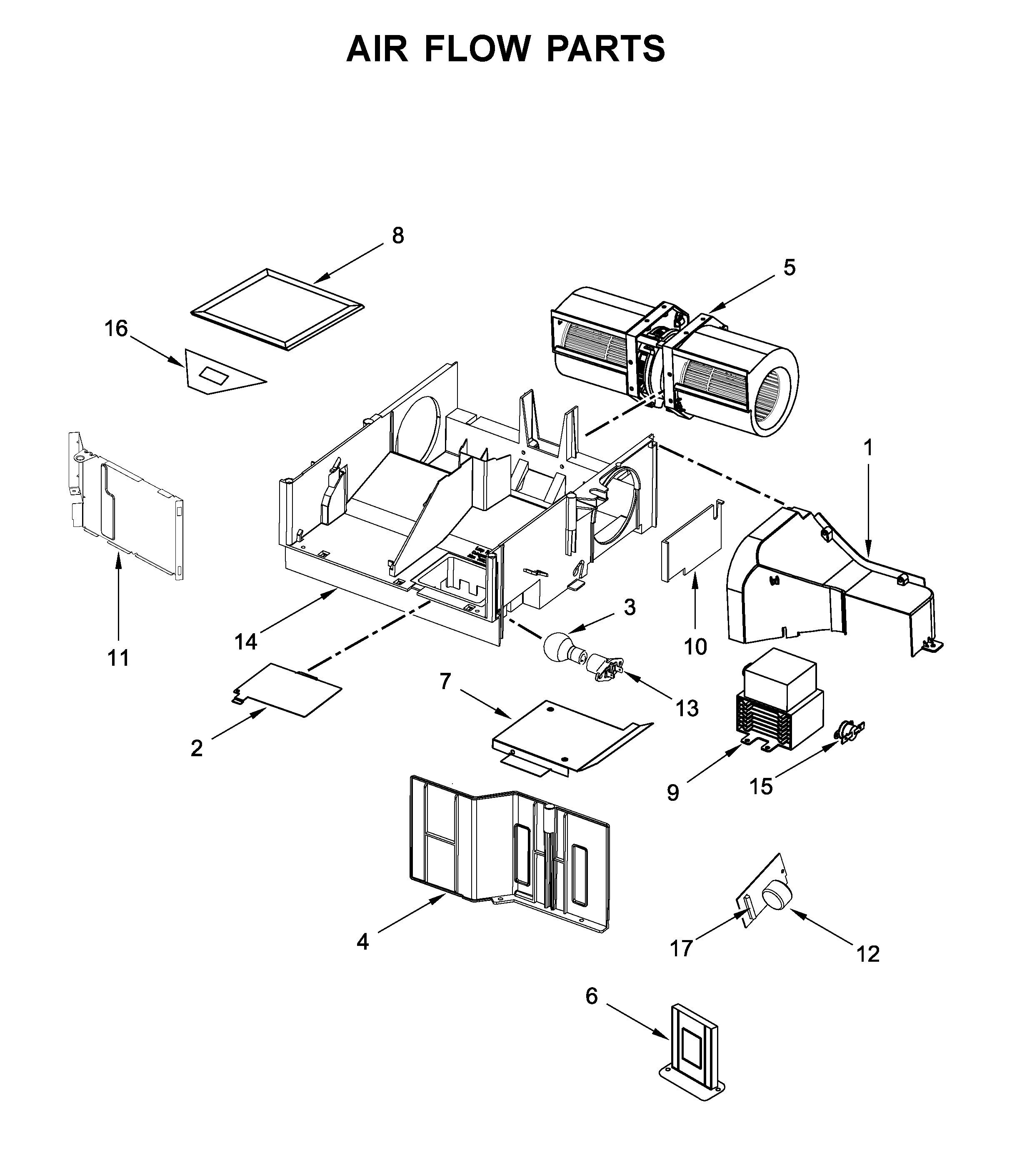 Air flow parts
