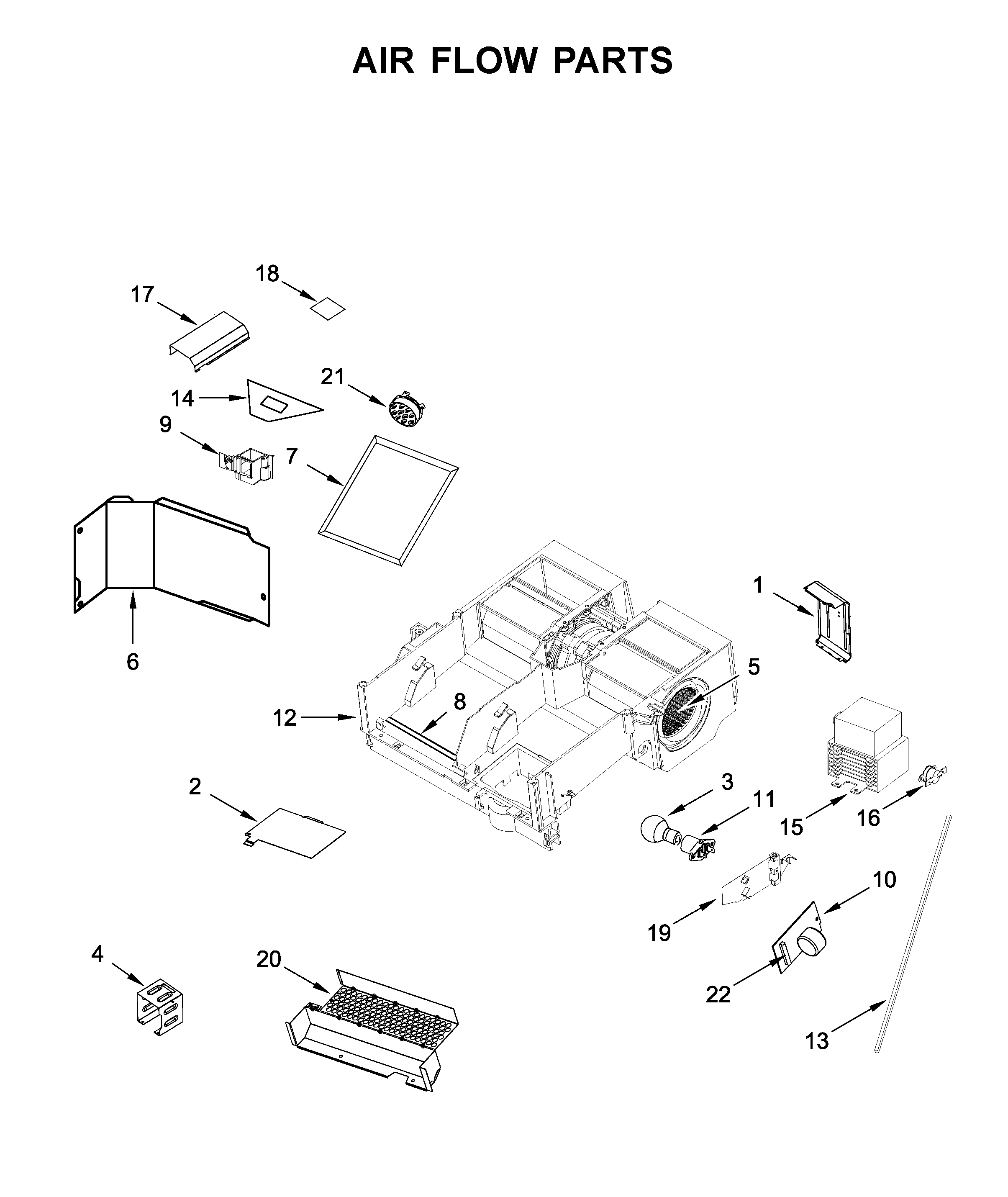 Air flow parts