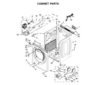 Whirlpool WGD81HEDW1 cabinet parts diagram