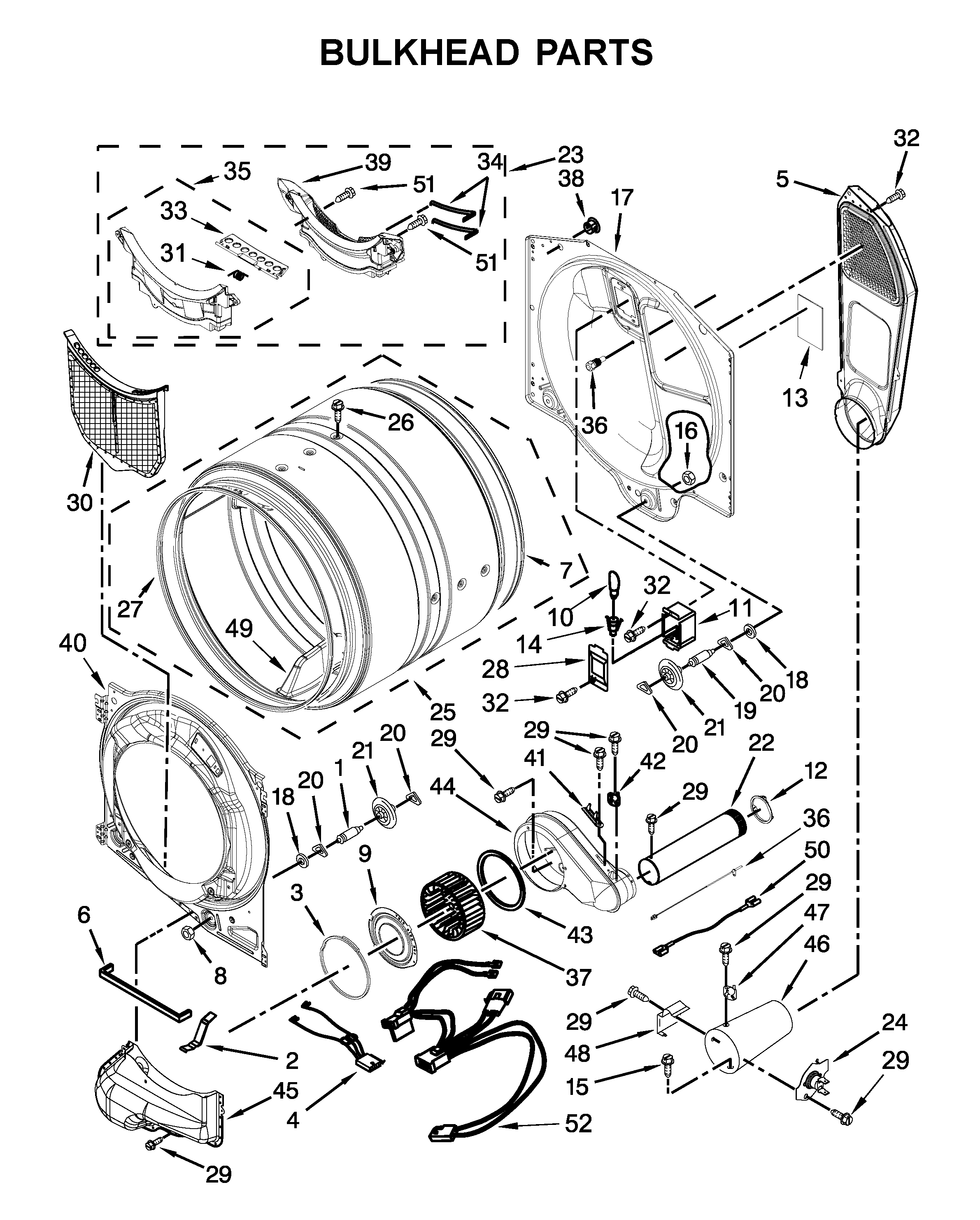 Bulkhead parts