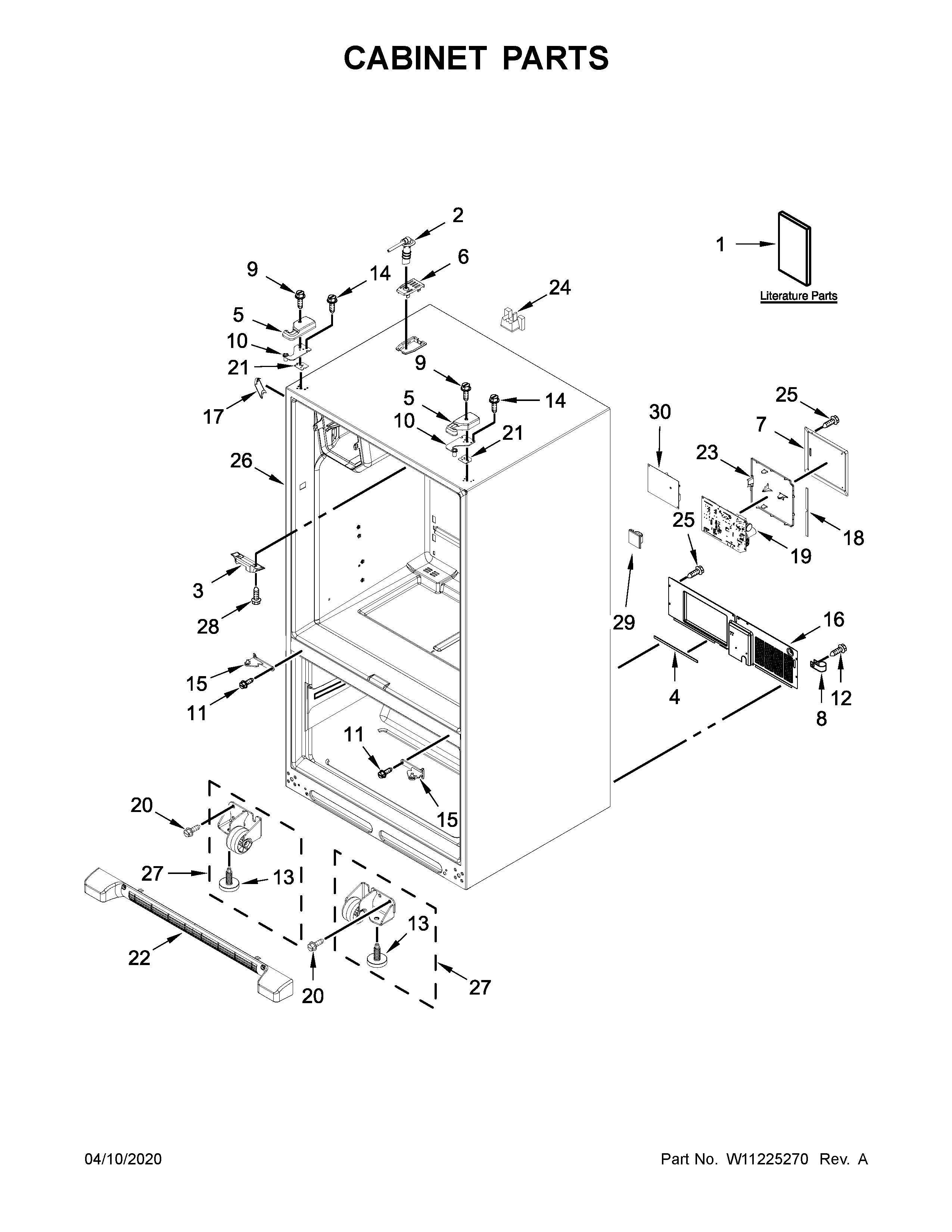 Cabinet parts
