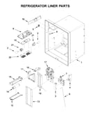 Refrigerator liner parts