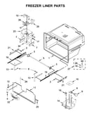 Freezer liner parts
