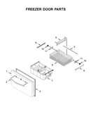 Freezer door parts