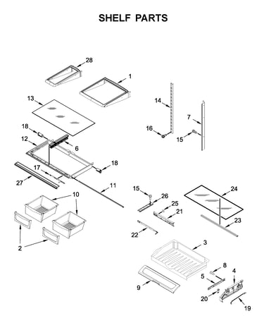 Shelf parts