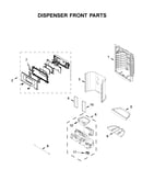 Dispenser front parts