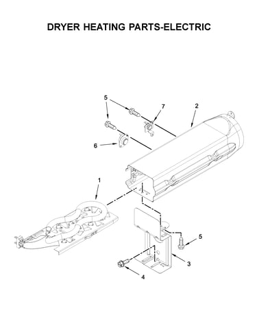 Dryer heating parts-electric