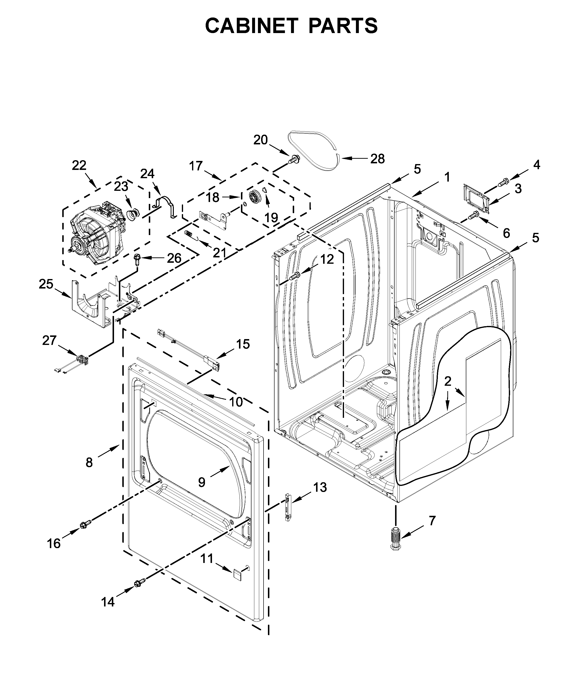 Cabinet parts