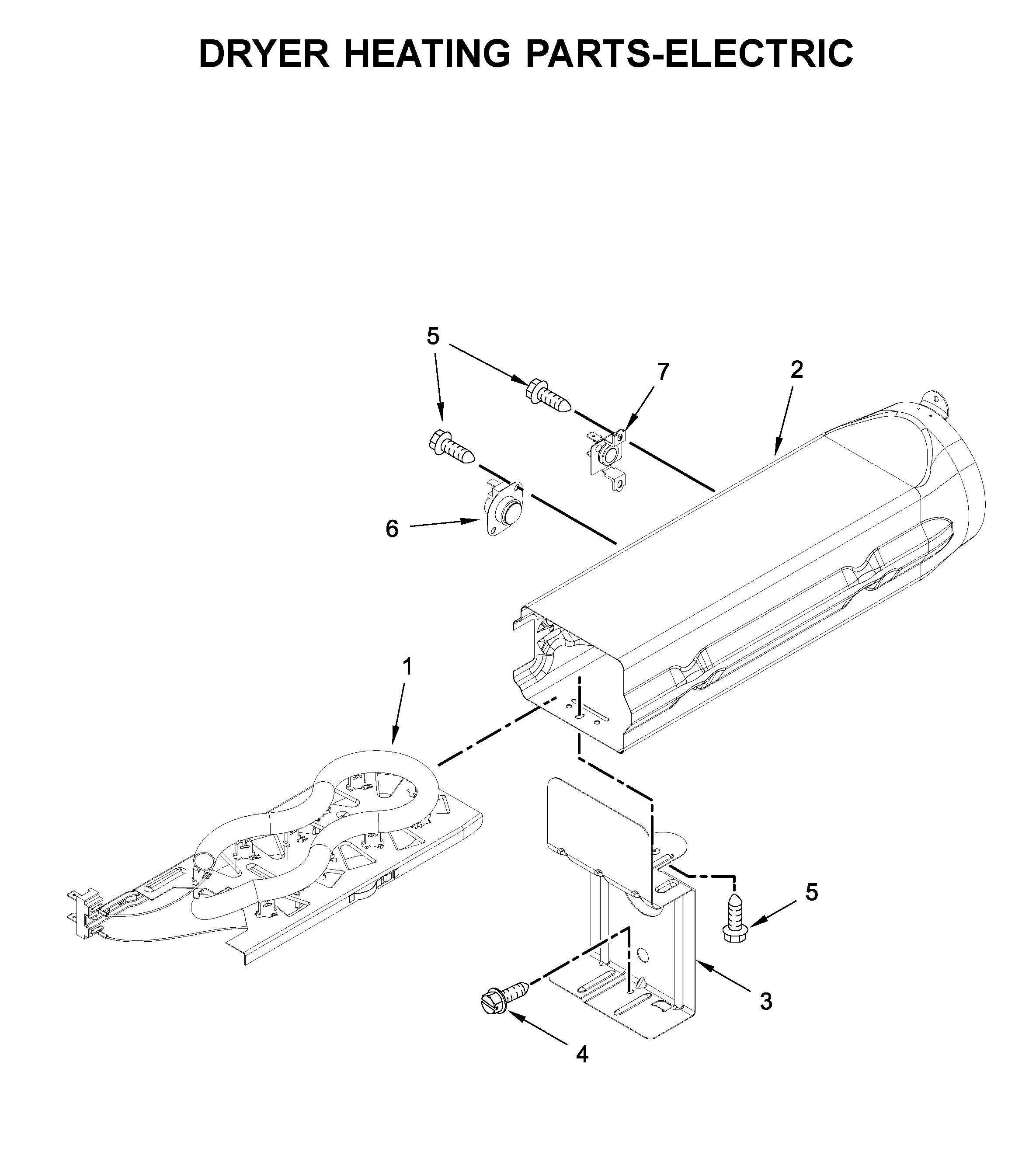 Dryer heating parts-electric