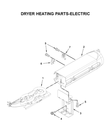 Dryer heating parts-electric