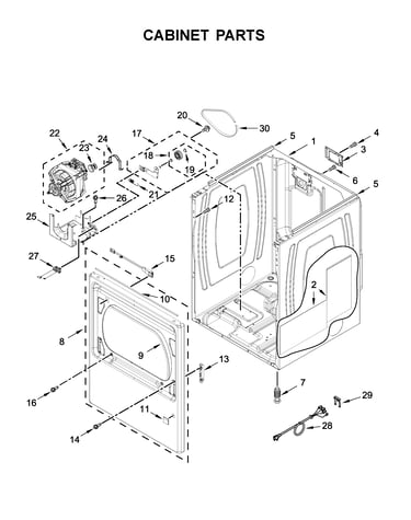 Cabinet parts