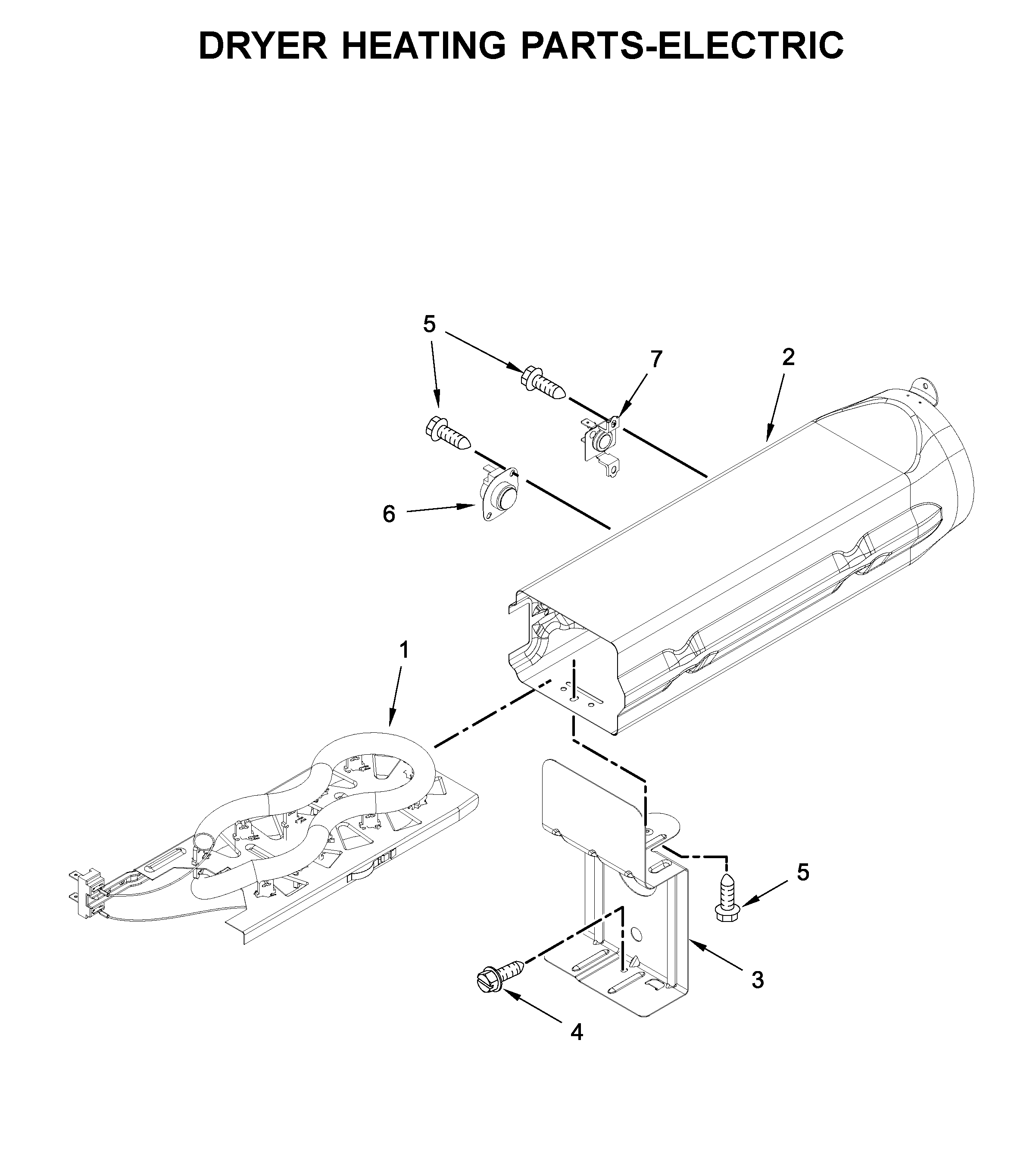 Dryer heating parts-electric