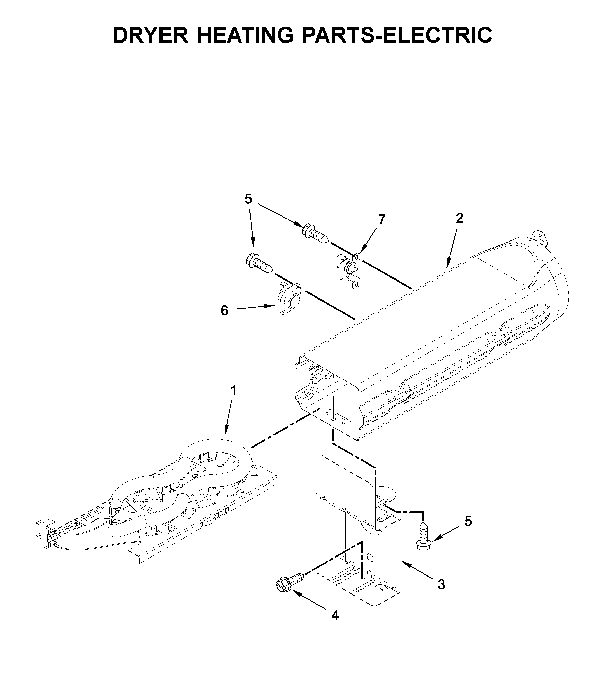 Dryer heating parts-electric