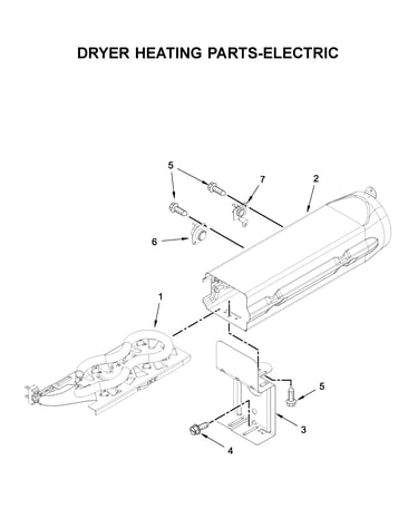 Dryer heating parts-electric