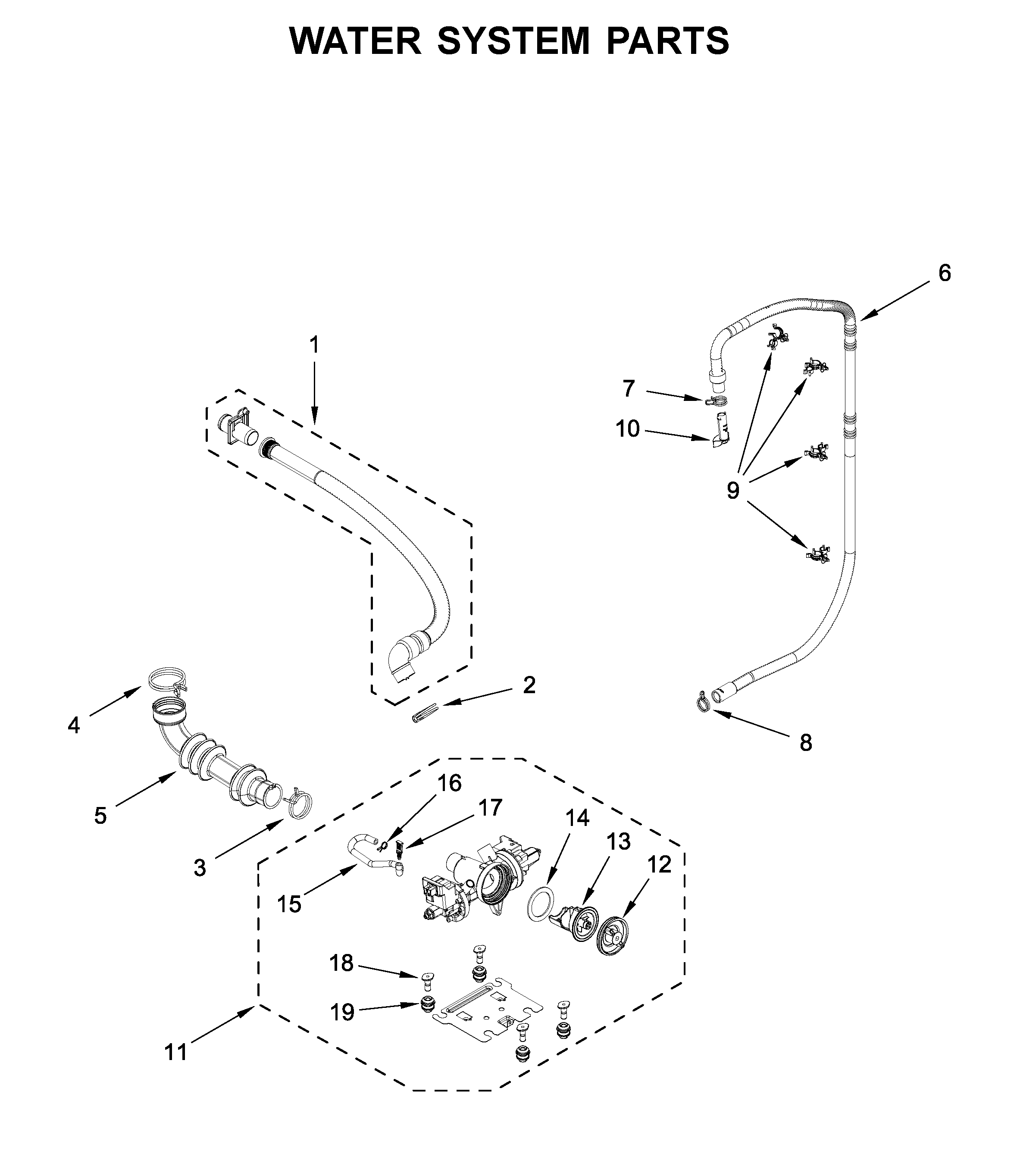 Water system parts