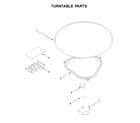 Whirlpool WML55011HS4 turntable parts diagram