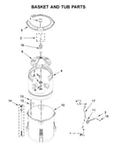 Basket and tub parts