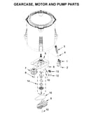 Gearcase, motor and pump parts