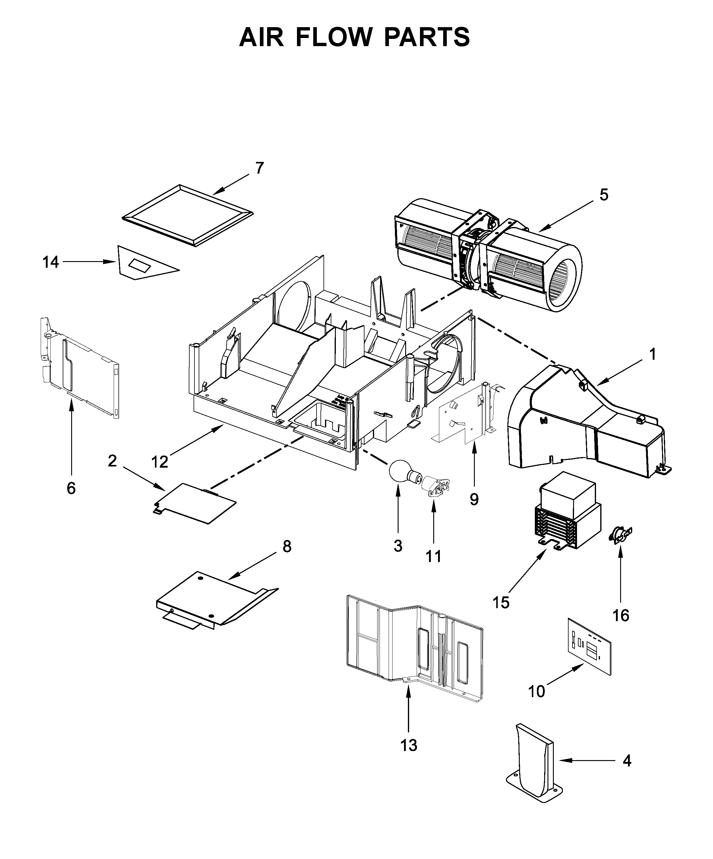 Air flow parts