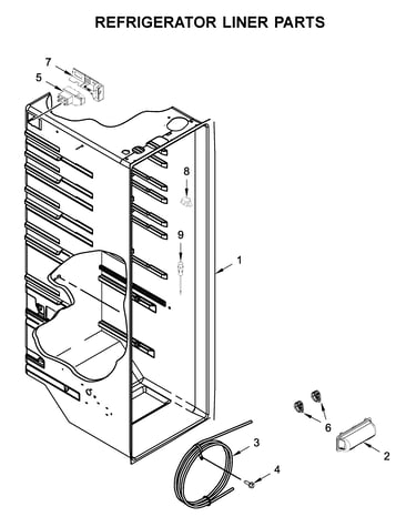 Refrigerator liner parts