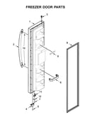 Freezer door parts