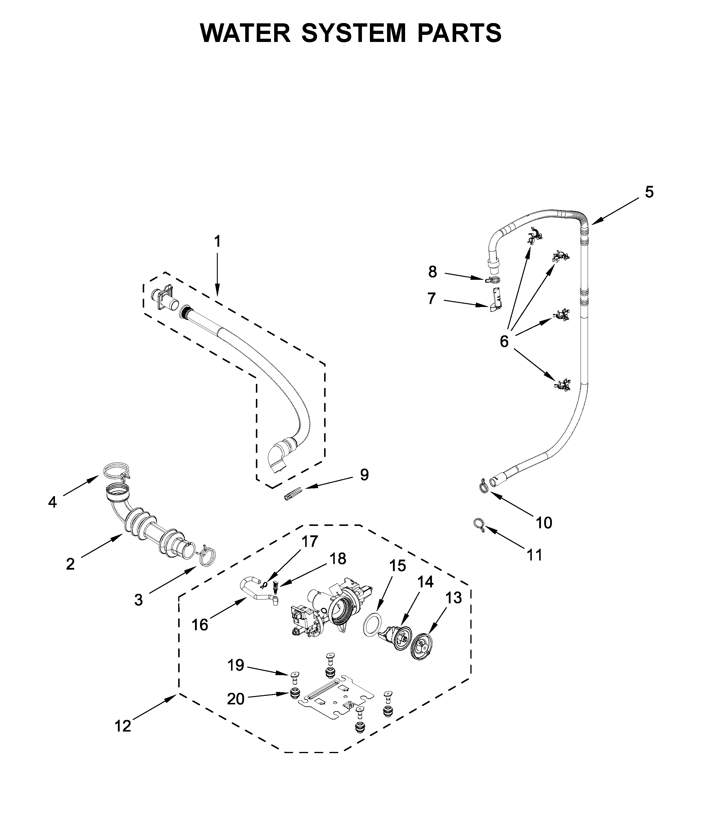 Water system parts