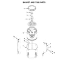 Maytag MVW7230HC0 basket and tub parts diagram