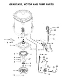 Gearcase, motor and pump parts