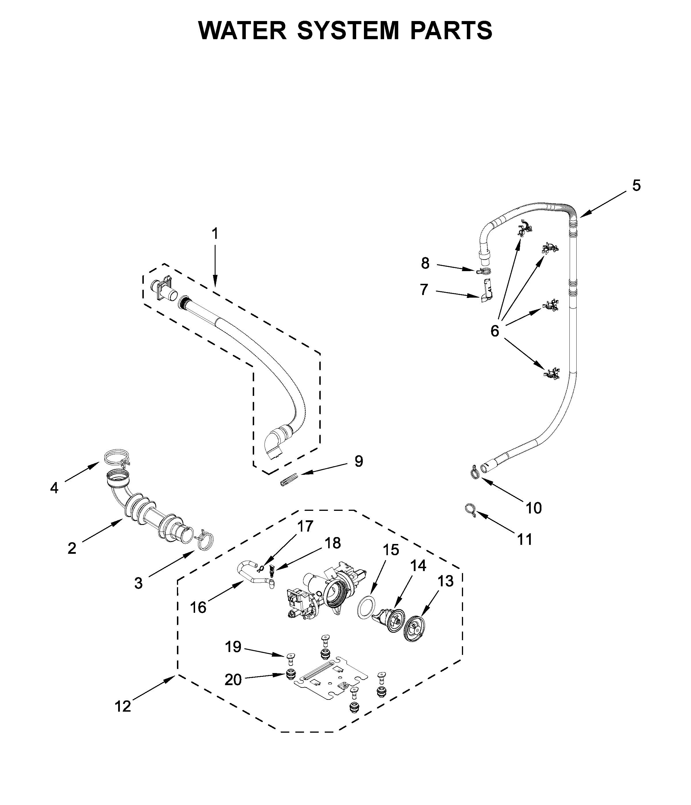Water system parts