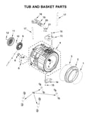 Tub and basket parts