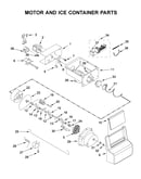 Motor and ice container parts