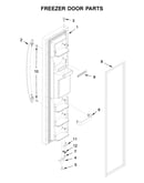 Freezer door parts