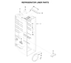 Ikea ISF25D2XBM01 refrigerator liner parts diagram
