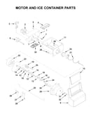 Motor and ice container parts