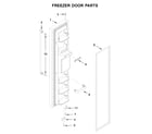 Ikea ISF25D2XBM01 freezer door parts diagram