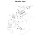 Ikea ISF25D2XBM01 ice maker parts diagram