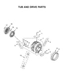 Tub and drive parts