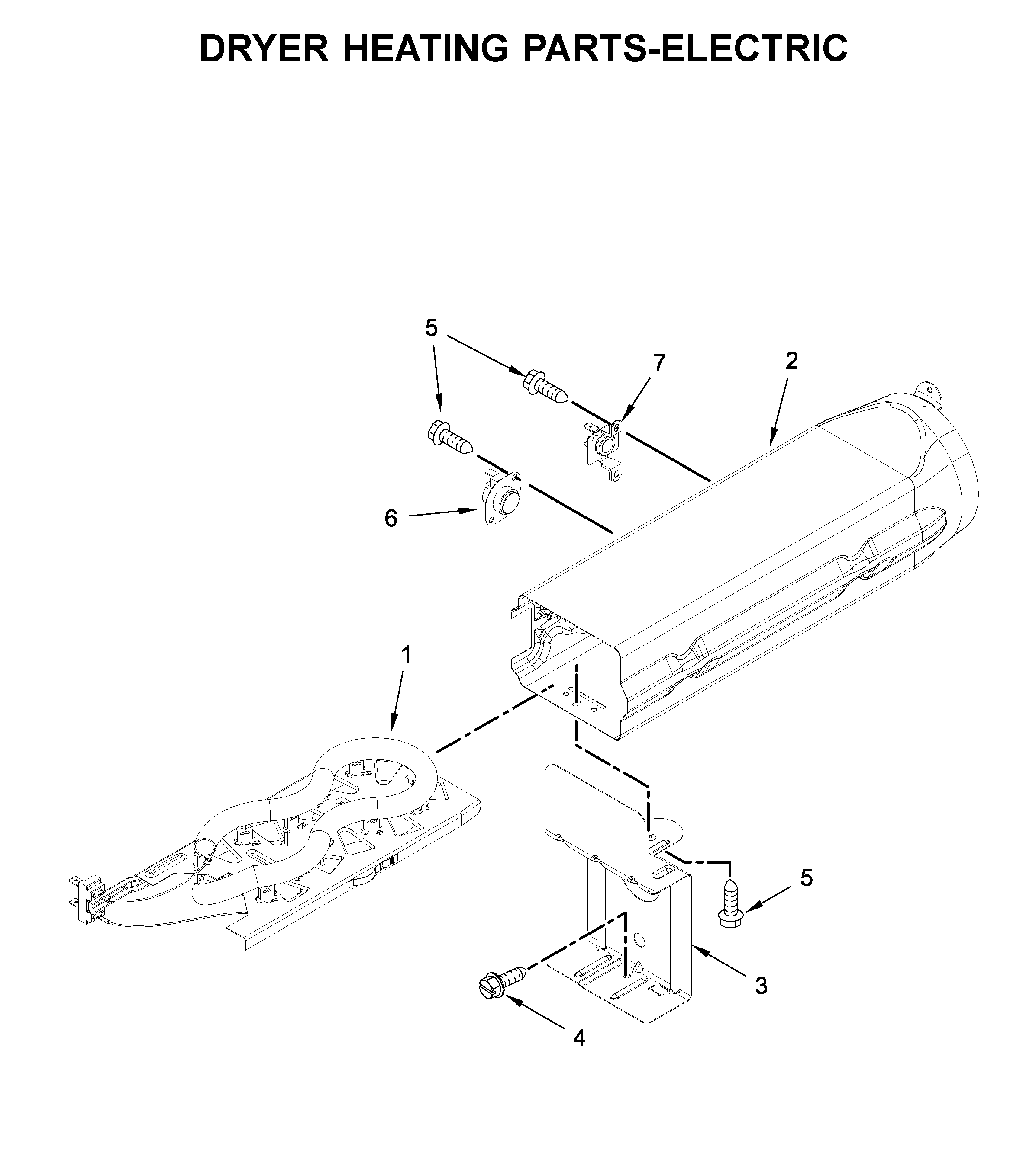 Dryer heating parts-electric