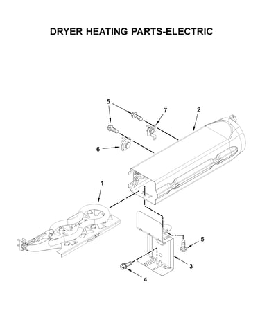 Dryer heating parts-electric