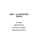 Optional parts (not included)