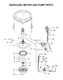 Gearcase, motor and pump parts