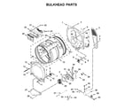 Whirlpool WGD8120HW0 bulkhead parts diagram